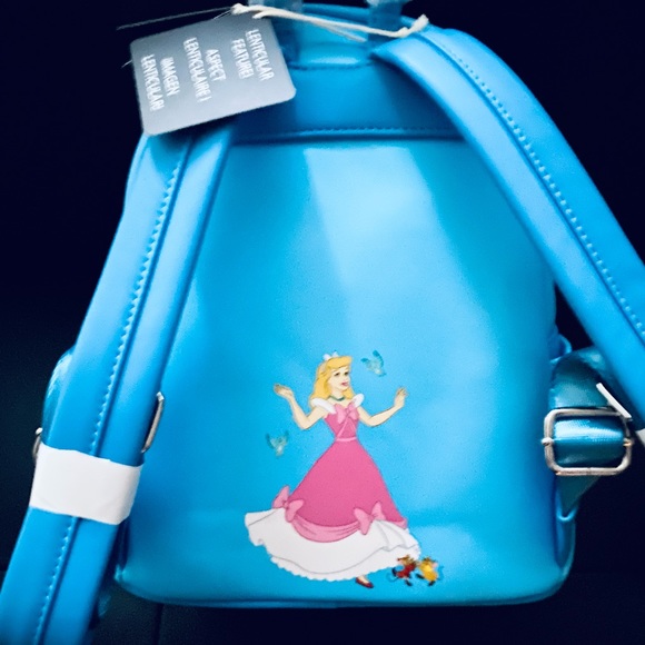 Loungefly Disney Cinderella Princess Lenticular Series Mini Backpack - Picture 8 of 8